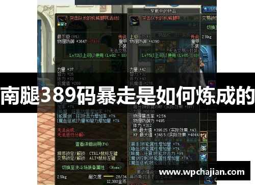 南腿389码暴走是如何炼成的